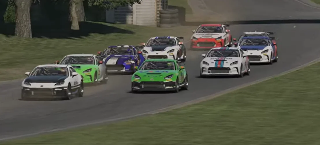 GR86 Field in Action - Eight GR86s charging through the corner together